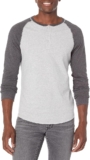 Playera de manga larga Amazon Essentials Baseball Henley baja a su menor precio