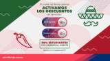 Promoción autobuses Estrella Roja puente de Independencia de 50% de descuento a estudiantes
