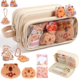 Estuche de útiles escolares con accesorios de Capibara baja de precio