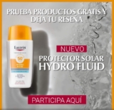 Eucerin Protector Solar Hydro Fluid muestra Gratis completando el formulario