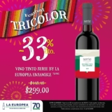 Festival Tricolor la Europea: hasta 33% de descuento en vinos y licores mexicanos