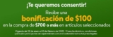 En Walmart Express $100 de bonificación en artículos seleccionados
