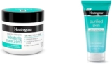 Combo Neutrogena con crema hidratante mate 3 en 1 + gel limpiador Purified Skin ácido glicólico bajan de precio