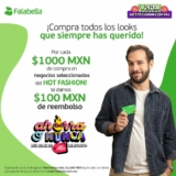 Promoción Hot Fashion 2024: $100 de reembolso por cada $1,000 de compra con tarjeta Falabella en tiendas participantes