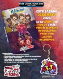 Free Comic Book Day Fantástico: print y llavero de regalo con compra mínima hoy 2 de mayo 2026