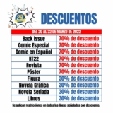 Descuentos 29 Aniversario Fantástico y Comicastle: Hasta 70% de descuento en comics y msi