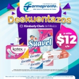 Deskuentazos Farmapronto: Papel higiénico Suavel 4 rollos, toallitas húmedas Huggies y más a sólo $12 c/u