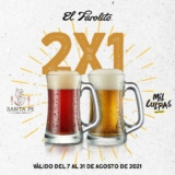 2×1 en cervezas artesanales en El Farolito