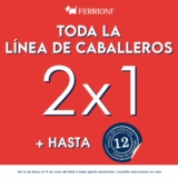 Promoción Ferrioni Día del Padre: 2×1 en línea de caballeros