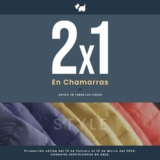 2×1 en chamarras, chalecos, suéteres y sudaderas en Ferrioni