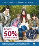 Hasta 50% de descuento en chamarras, suéteres y chalecos en Ferrioni