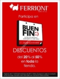 Promoción Ferrioni Buen Fin 2017: Descuentos del 20% al 50% en toda la tienda