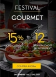 Festival Gourmet del Palacio de Hierro: 15% de descuento + 12 MSI
