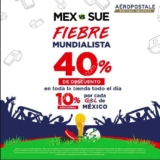 Fiebre Mundialista Aeropostale: 40% de descuento en toda la tienda hoy 27 de junio