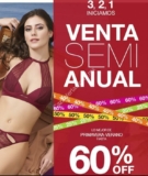 Venta Semi Anual Fiorentina: Hasta 60% de descuento y panties desde $70, trajes de baño desde $148 y más