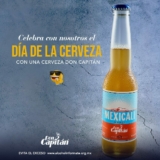 Cupón Fishers Día de la cerveza de cerveza Don Capitán GRATIS hoy 5 de agosto