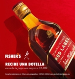 En Fisher’s llévate una botella Johnnie Walker Red Label de regalo en pedidos de $1,500 o más