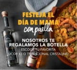 Promoción Fishers Día de las Madres: Compra un paquete de paella y llévate gratis una botella de Licor 43 o Tradicional