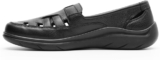 Mocasines flats de piel para mujer Flexi bajan a su menor precio