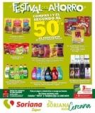 Folleto Soriana Festival del Ahorro segundo a mitad de precio al 14 de abril 2021