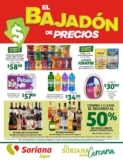 Folleto Soriana Super Bajadón de Precios del 13 al 26 de enero