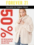 En Forever 21 suéteres, chamarras y abrigos a mitad de precio hasta hoy
