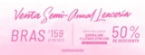 Venta Semi-Anual de lencería Forever 21: Bras a $150 o menos y segundo a mitad de precio en ropa para dormir