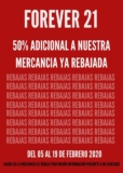 Forever 21 rebajas extendidas: 50% de descuento adicional a lo ya rebajado