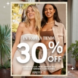 En Forever 21 llévate un 30% de descuento en toda la tienda esta semana