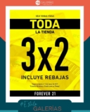 Rebajas Forever 21: 3×2 en toda la tienda (incluye rebajas)