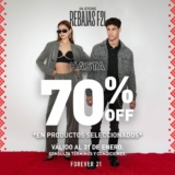 Hasta 70% de descuento en las segundas rebajas de Forever 21