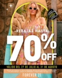 Últimas Rebajas Forever 21: Hasta 70% de descuento