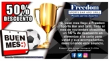Promoción Freedom Buen Fin 2017: 50% de descuento en todo