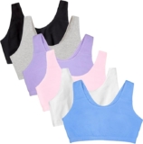 Juego de 6 tops deportivos para mujer Fruit of the Loom bajan a su menor precio