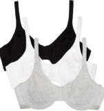 Oferta flash en 3 Pack Bras de algodón para mujer Fruit of the Loom bajan a su menor precio