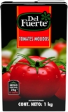 Puré de tomates molidos Del Fuerte presentación de 1 kg baja a un tremendo precio