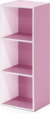 Estante librero color rosa de 3 niveles baja de precio