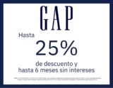 Promo GAP: Hasta 25% de descuento + hasta 6 msi