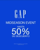 Midseason Event GAP: Hasta 50% de descuento en prendas