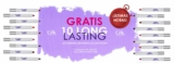 En Glamour & Kolor llévate 10 labiales long lasting de regalo en compras a partir de $1,000
