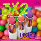3×2 en labiales por el Día del Lipstick en G&K
