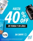 Año Nuevo GNC: Hasta 40% de descuento en productos seleccionados