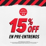 Promo GNC: 15% de descuento en Pre entrenos
