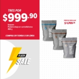Flash Sale GNC: 3 paquetes de Isopure Zero Carbs de $1799 a $999