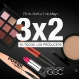 3×2 en todos los productos en la tienda en línea de GOC Make Up