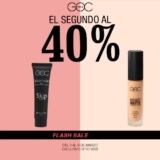 Flash Sale GOC Make Up: Segundo producto al 40% de descuento