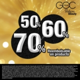 Promoción GOC Make Up SOY GOC: Recibe hasta 70% de tu compra bonificable en producto