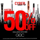 Promoción GOC Cyber Make Up: Hasta 50% de descuento en tienda online