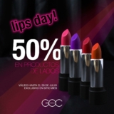 Promoción Lips Day en GOC Make Up: 50% off en todos los productos para labios