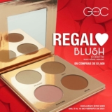En GOC Make Up llévate de regalo una Blush Palette en compras mayores a $1,500 pesos